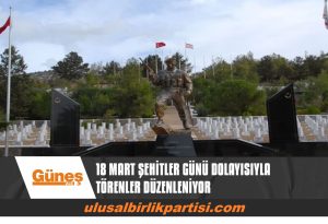 Read more about the article 18 MART ŞEHİTLER GÜNÜ ÇERÇEVESİNDE CUMARTESİ GÜNÜ TÖRENLER DÜZENLENİYOR