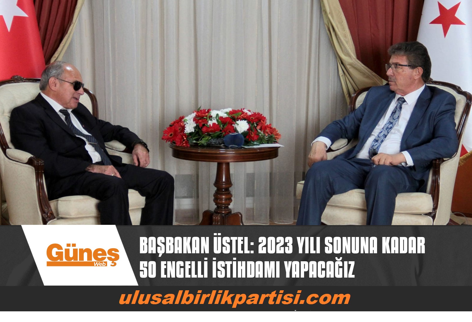 You are currently viewing BAŞBAKAN ÜNAL ÜSTEL, KIBRIS TÜRK ENGELLİLER FEDERASYONU’NU KABUL ETTİ