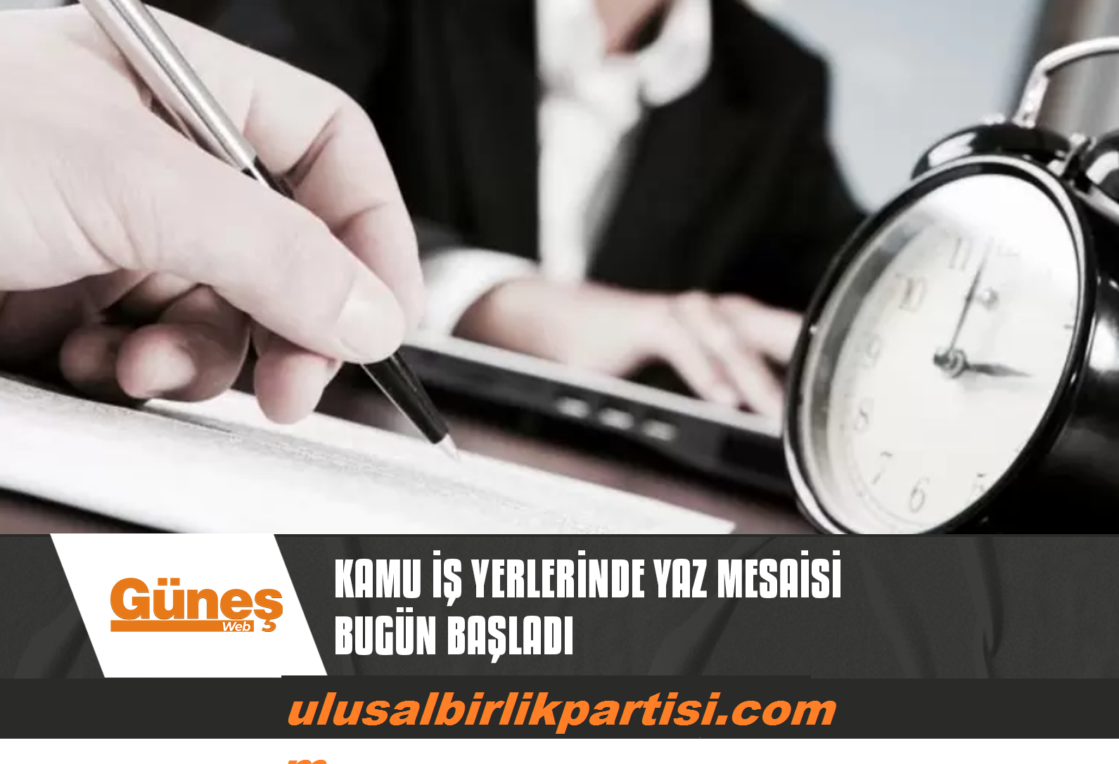 Read more about the article YAZ MESAİSİ BUGÜN BAŞLADI