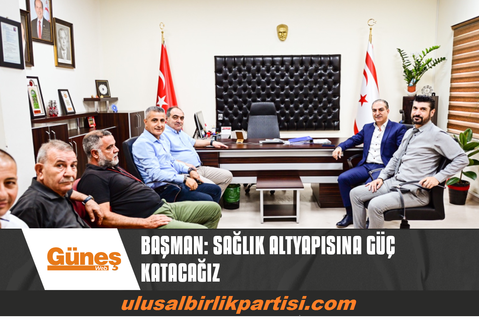 Read more about the article ALİ BAŞMAN GAZİMAĞUSA HASTANESİ’Nİ ZİYARET ETTİ