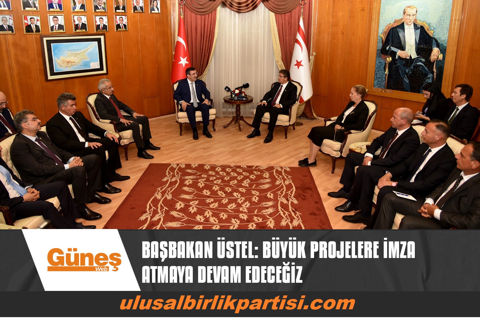 Read more about the article BAŞBAKAN ÜSTEL: BÜYÜK PROJELERE İMZA ATMAYA DEVAM EDECEĞİZ