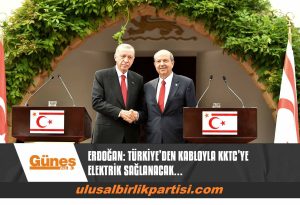 Read more about the article “MÜZAKERE MASASINA DÖNÜLECEKSE BUNUN YOLU KKTC’NİN TANINMASINDAN GEÇMEKTEDİR”