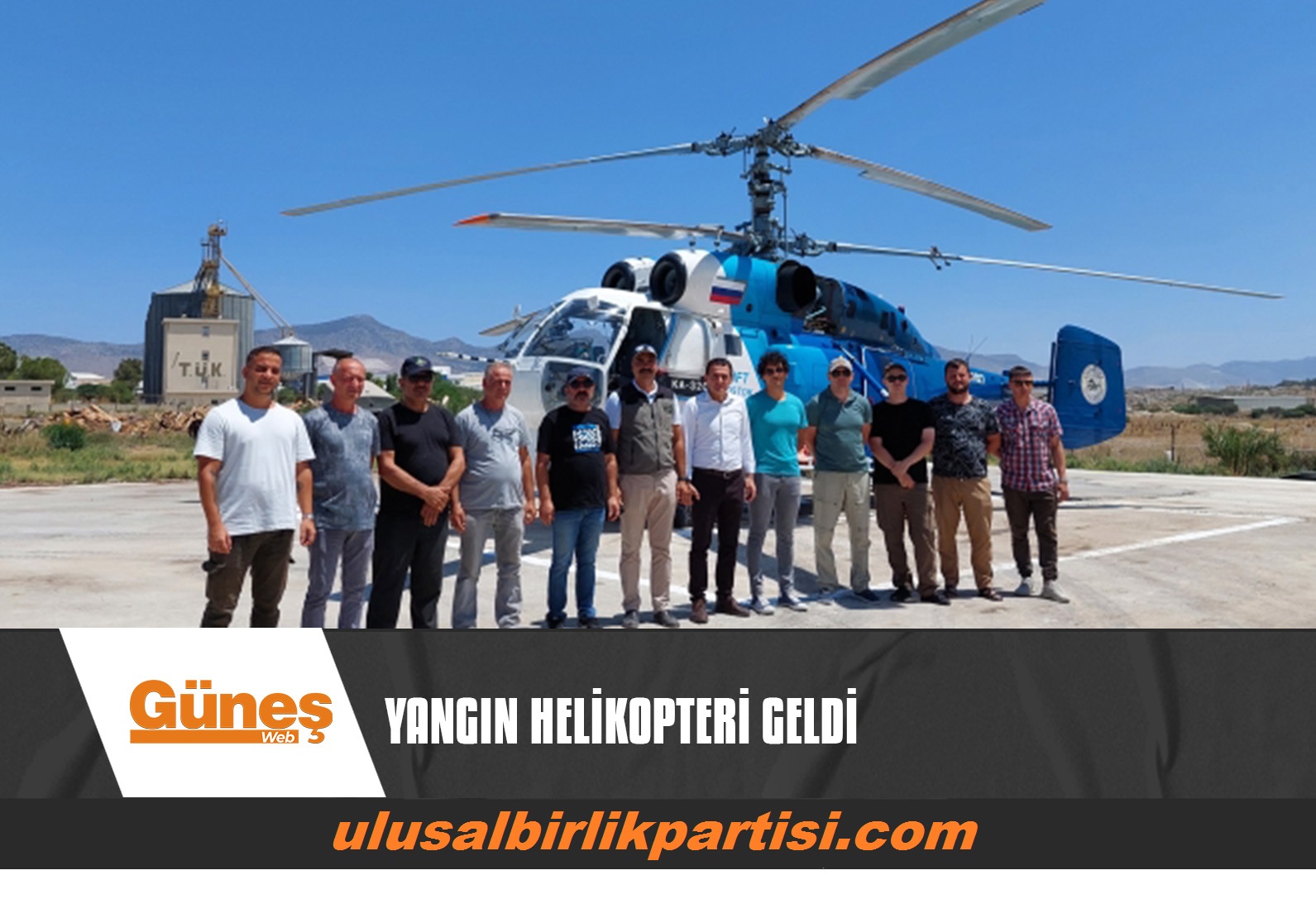 You are currently viewing TÜRKİYE’DEN YANGIN SEZONU BOYUNCA KKTC’DE KONUŞLANACAK YANGIN HELİKOPTERİ GELDİ