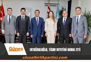 Read more about the article DIŞİŞLERİ BAKANI ERTUĞRULOĞLU, TİSAV HEYETİNİ KABUL ETTİ