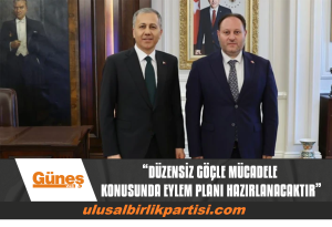 Read more about the article “Düzensiz göçle mücadele konusunda eylem planı hazırlanacaktır”