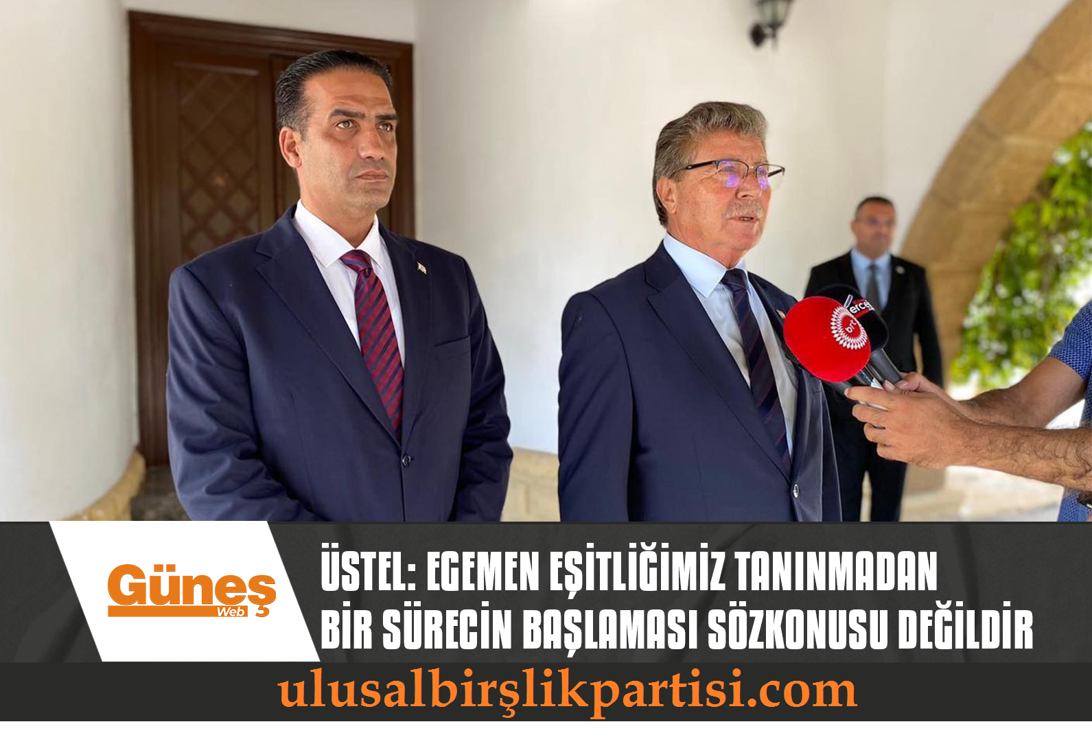 Read more about the article ÜSTEL: EGEMEN EŞİTLİĞİMİZ TANINMADAN BİR SÜRECİN BAŞLAMASI SÖZKONUSU DEĞİLDİR