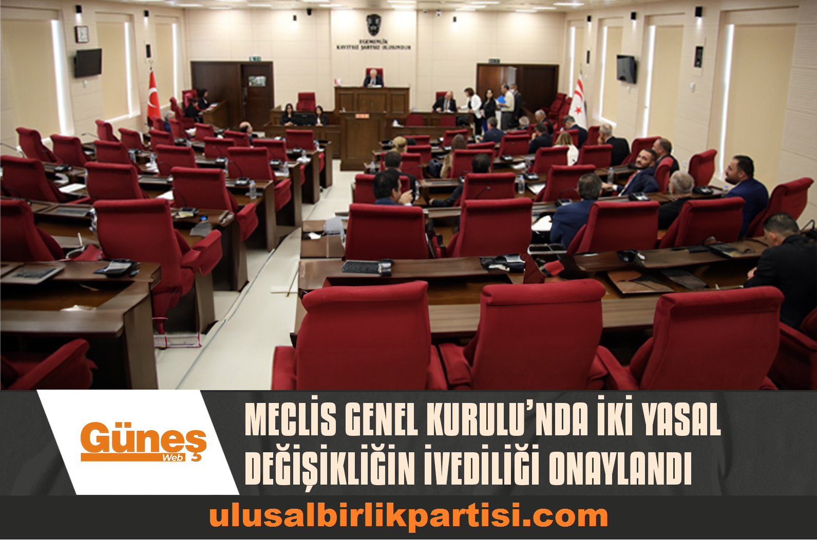 Read more about the article Meclis Genel Kurulu’nda iki yasal değişikliğin ivediliği onaylandı