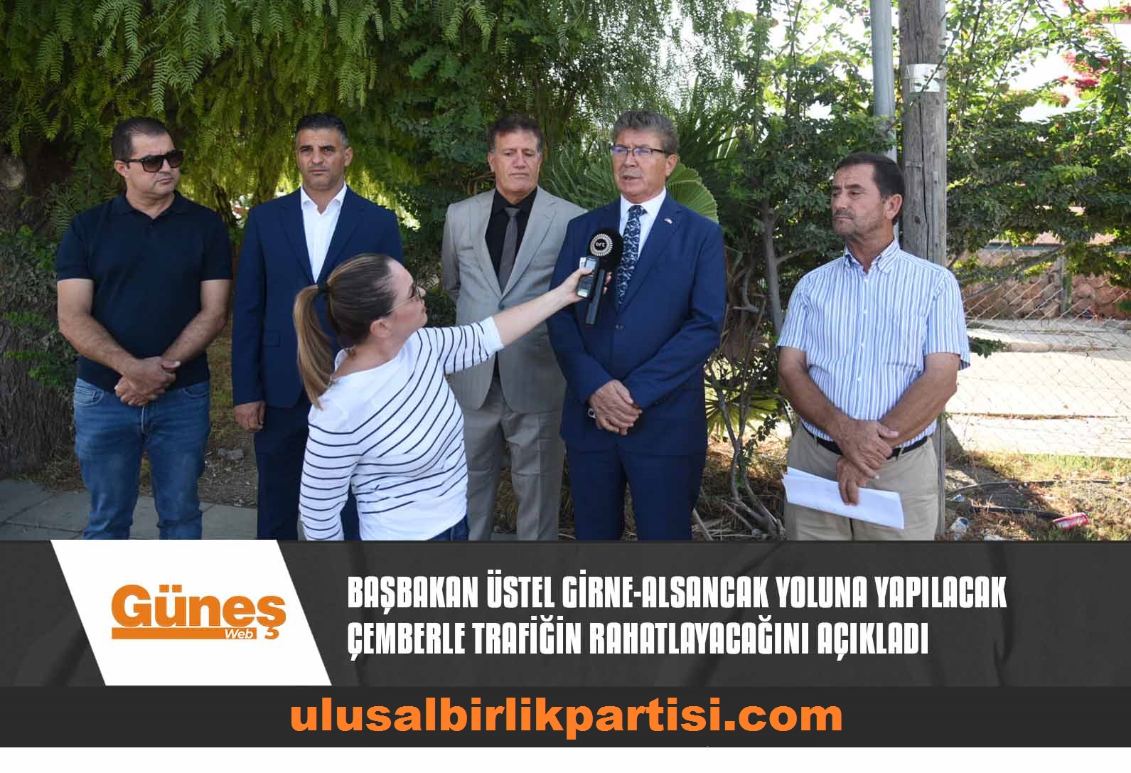 Read more about the article Başbakan Üstel Girne-Alsancak yolu Alsancak kavşağında sorunun aşıldığını, yapılacak çemberle trafiğin rahatlayacağını açıkladı