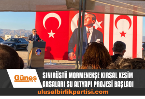 Read more about the article Sınırüstü Mormenekşe kırsal kesim arsaları su altyapı projesi başladı