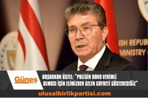 Read more about the article Narkotik polislerine plaket.. Başbakan Üstel: “Polisin daha verimli olması için elimizden gelen gayreti göstereceğiz”