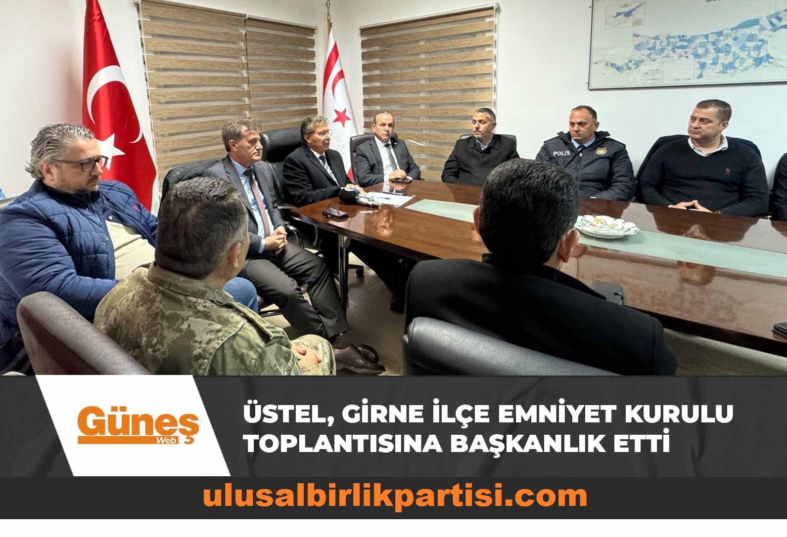 You are currently viewing Başbakan Ünal Üstel, Girne İlçe Emniyet Kurulu Toplantısına Başkanlık Etti