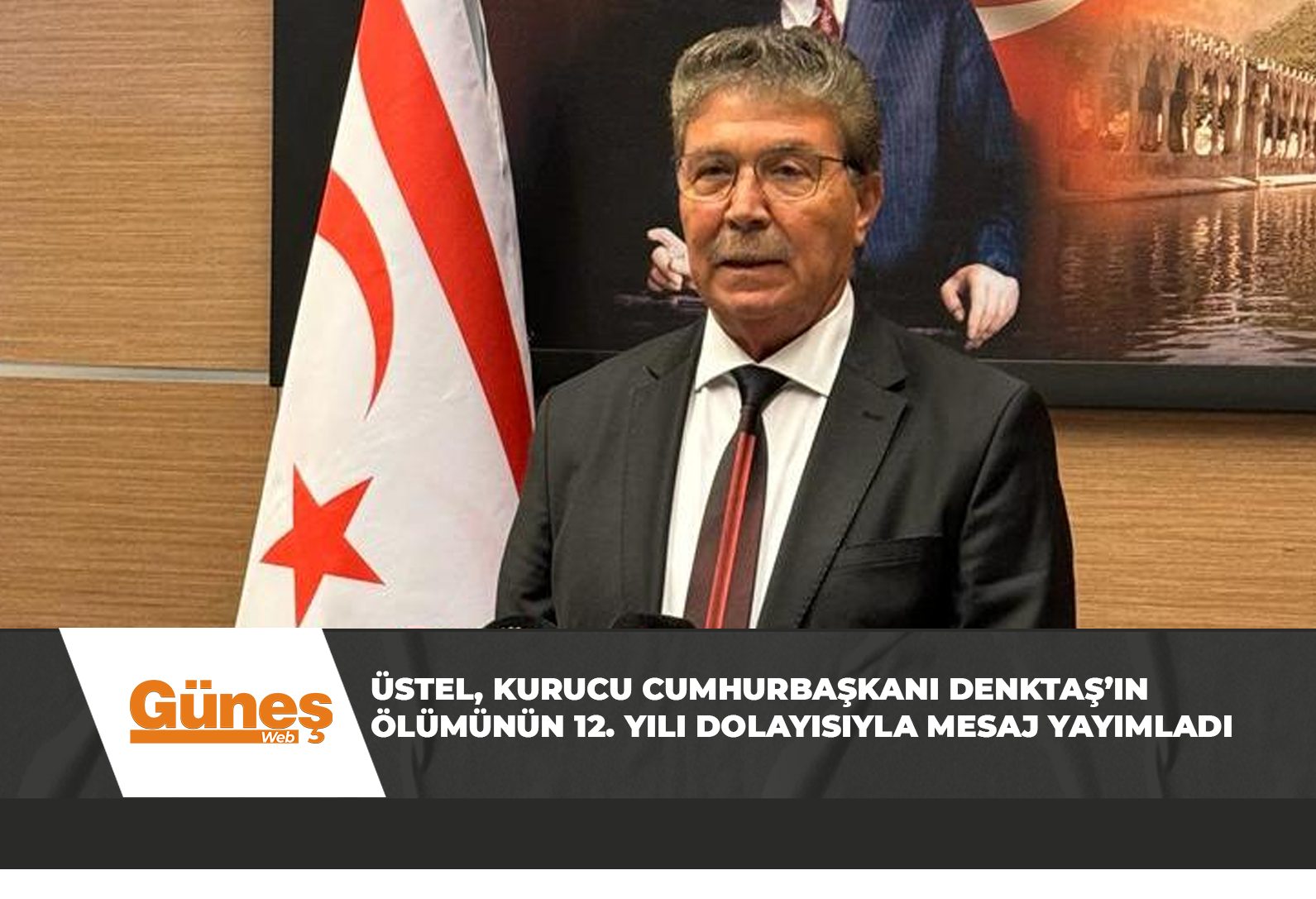 Read more about the article Başbakan Üstel, Kurucu Cumhurbaşkanı Denktaş’ın ölümünün 12. yılı dolayısıyla mesaj yayımladı