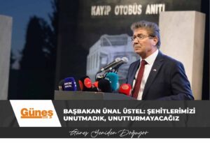 Read more about the article Başbakan Ünal Üstel: Şehitlerimizi unutmadık, unutturmayacağız