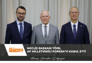 Read more about the article Meclis Başkanı Töre, AP milletvekili Poreba’yı kabul etti