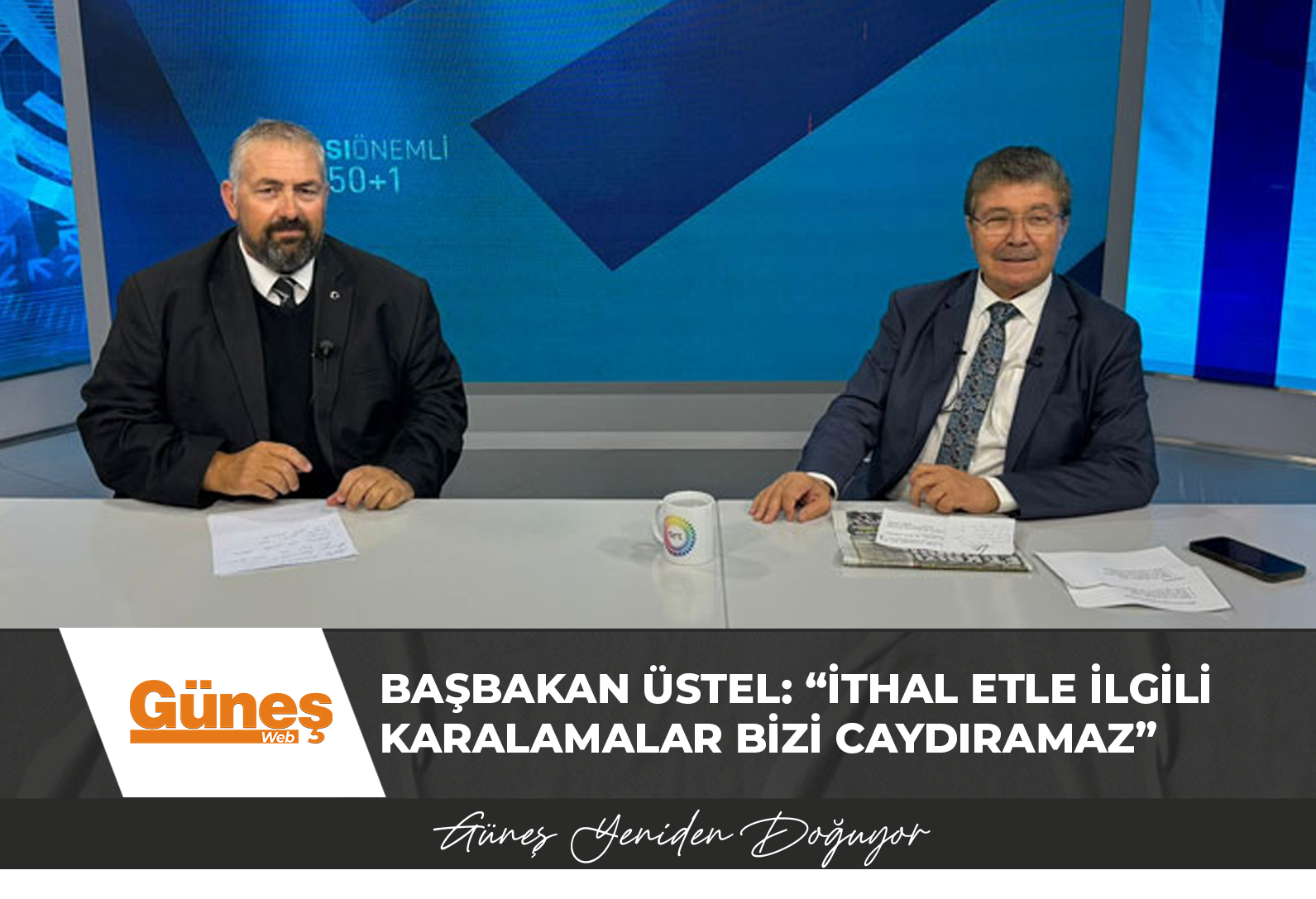 You are currently viewing Başbakan Üstel: “İthal etle ilgili karalamalar bizi caydıramaz”