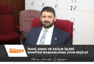 Read more about the article İdari, Kamu ve Sağlık İşleri Komitesi Başkanlığına Atun seçildi