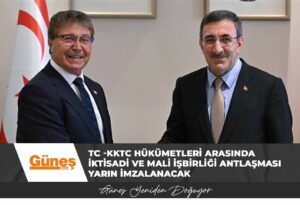 Read more about the article TC -KKTC Hükümetleri Arasında İktisadi ve Mali İşbirliği Antlaşması yarın imzalanacak