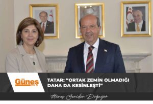 Read more about the article Tatar: “Ortak zemin olmadığı daha da kesinleşti”