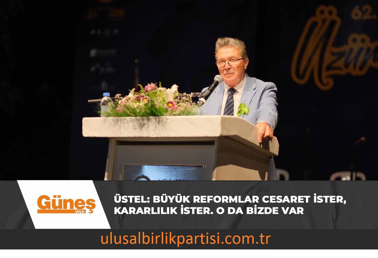 Read more about the article ÜSTEL: BÜYÜK REFORMLAR CESARET İSTER, KARARLILIK İSTER. O DA BİZDE VAR