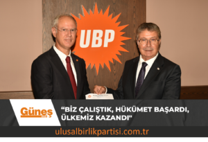 Read more about the article UBP Genel Başkanlığı adaylık başvurusunu yapan Üstel, “iktidar ve istikrar” vurgusu yaptı