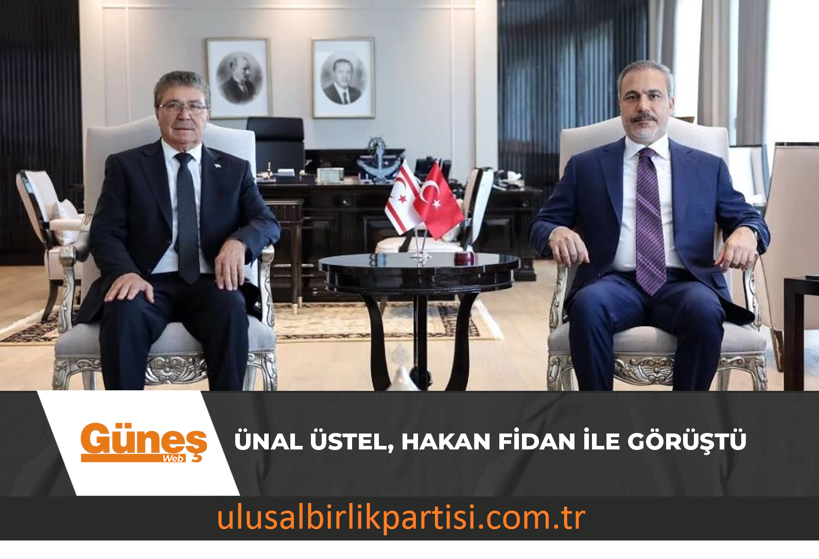 Read more about the article Ünal Üstel, Hakan Fidan ile görüştü