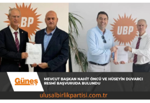 Read more about the article Mevcut başkan Nahit Öncü ve Hüseyin Duvarcı resmi başvuruda bulundu