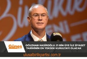 Read more about the article Oğuzhan Hasipoğlu, Kıbrıs Postası’na konuştu: 21 bin üye ile siyaset tarihinin en yüksek kurultayı olacak