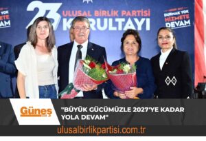 Read more about the article “BÜYÜK GÜCÜMÜZLE 2027’YE KADAR YOLA DEVAM”