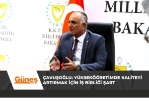 Read more about the article Çavuşoğlu: Yükseköğretimde kaliteyi artırmak için iş birliği şart