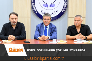 Read more about the article ÜSTEL: SORUNLARIN ÇÖZÜMÜ İSTİKRARDA