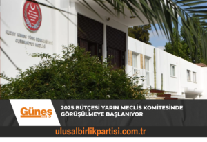 Read more about the article 2025 bütçesi yarın Meclis komitesinde görüşülmeye başlanıyor