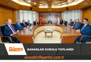 Read more about the article Bakanlar Kurulu toplandı