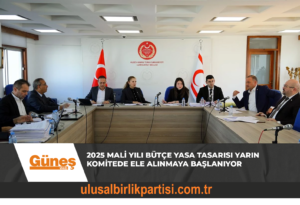 Read more about the article 2025 Mali Yılı Bütçe Yasa Tasarısı yarın komitede ele alınmaya başlanıyor