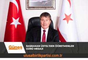 Read more about the article Başbakan Üstel’den Öğretmenler Günü mesajı