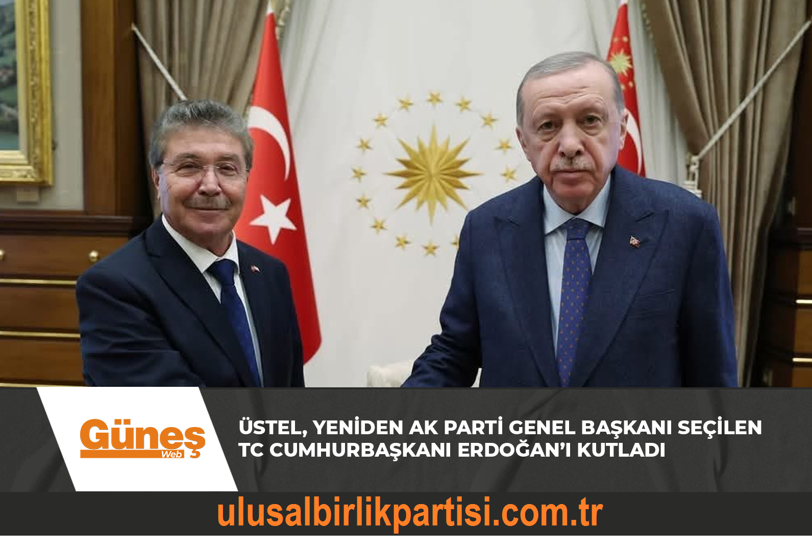 Read more about the article Üstel, yeniden AK Parti Genel Başkanı seçilen TC Cumhurbaşkanı Erdoğan’ı kutladı