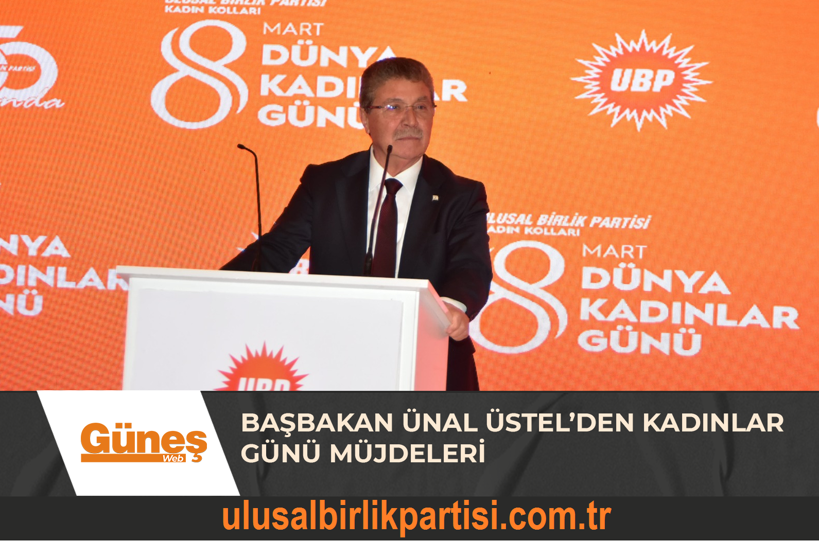 Read more about the article Başbakan Ünal Üstel’den Kadınlar Günü Müjdeleri