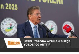 Read more about the article Başbakan Ünal Üstel: “Spora ayrılan bütçe yüzde 100 arttı”